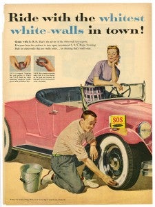 S.O.S Ride with the whitest white-walls in town ad