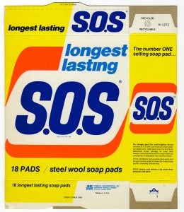 Longest lasting S.O.S Soap pads box