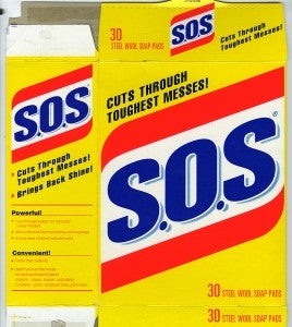 S.O.S 30 Steel Wool Soap Pads