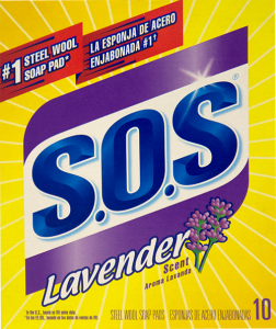 S.O.S Lavender Steel Wool Pads