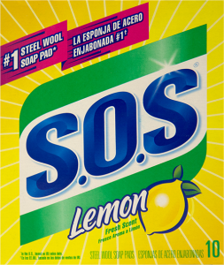 S.O.S Lemon Steel Wool Pads